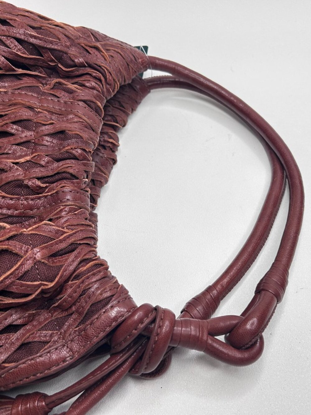 LOCKHEART Charlottes Web Elain Cognac $545 NWT Hobo Shoulder Bag Leather Slouchy - Picture 8 of 16